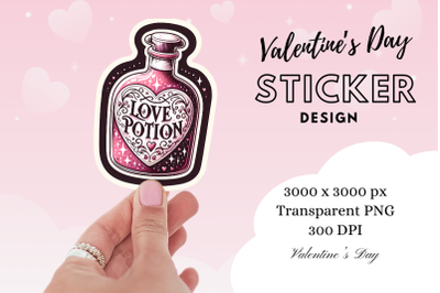 Valentine&#039;s Day Sticker Clipart Png