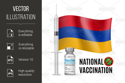 Immunization Icon of Armenia