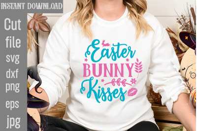 Easter Bunny Kisses SVG cut file,SVG Bundle, Welcome Spring Svg, Sprin