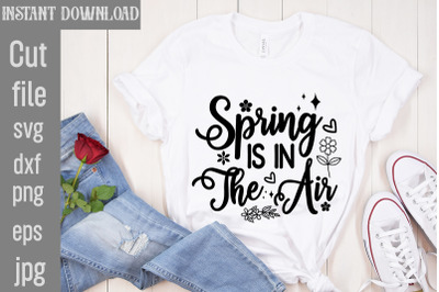Spring Is In The Air SVG cut file,Spring SVG Bundle, Easter Svg, Chris
