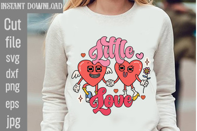 Little Love SVG cut file,Valentines Sublimation Design, Heart With Eye
