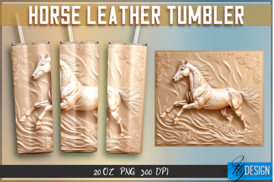 Horse Leather Tumblers Wrap 20 oz | PNG File | 300 DPI