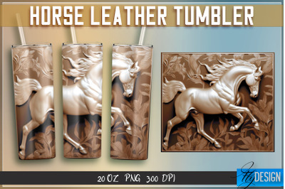 Horse Leather Tumblers Wrap 20 oz | PNG File | 300 DPI