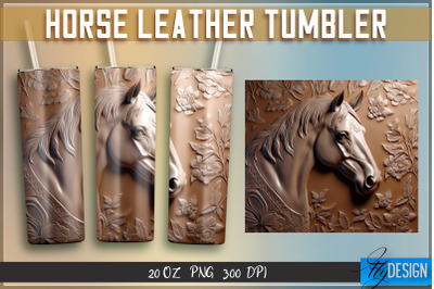 Horse Leather Tumblers Wrap 20 oz | PNG File | 300 DPI