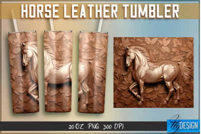 Horse Leather Tumblers Wrap 20 oz | PNG File | 300 DPI