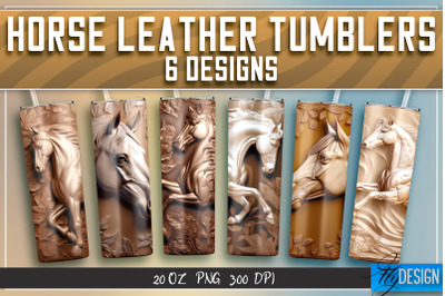 Horse Leather Tumblers Wrap 20 oz | PNG File | 300 DPI