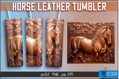 Horse Leather Tumblers Wrap 20 oz | PNG File | 300 DPI