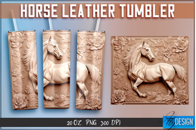 Horse Leather Tumblers Wrap 20 oz | PNG File | 300 DPI