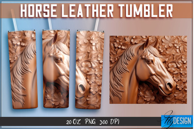 Horse Leather Tumblers Wrap 20 oz | PNG File | 300 DPI