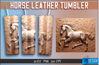 Horse Leather Tumblers Wrap 20 oz | PNG File | 300 DPI