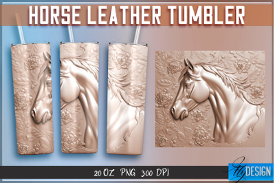 Horse Leather Tumblers Wrap 20 oz | PNG File | 300 DPI