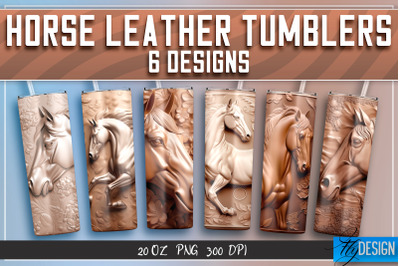 Horse Leather Tumblers Wrap 20 oz | PNG File | 300 DPI