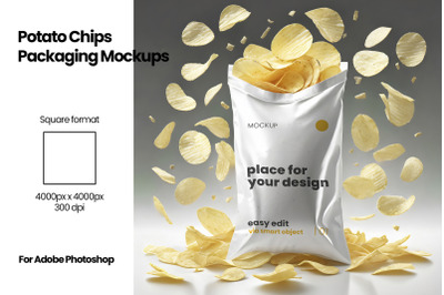 Potato Chips Packaging Mockups