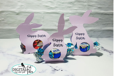 Easter Bunny Chocolate Candy holder svg Cricut Laser cut svg