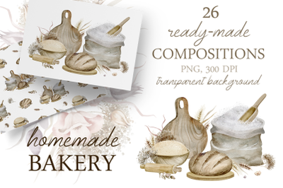 26 ready-made Homemade Bread compositions