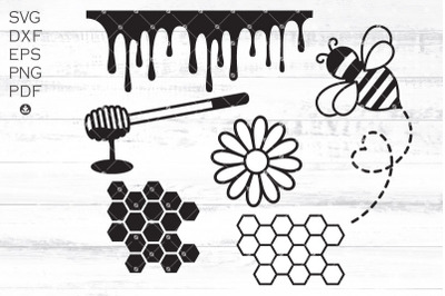 Honey bee Bundle SVG