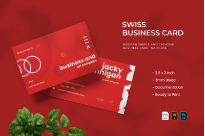 Swiss - Business Card