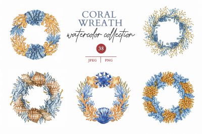 Coral Wreath