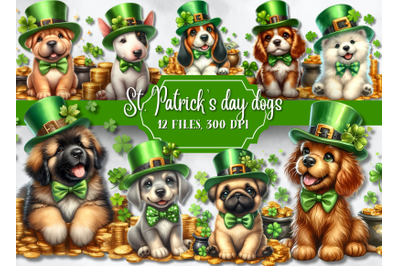 St. Patrick&#039;s day dogs