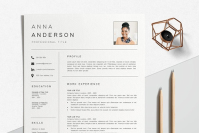 Resume Template | CV Template - Anna Anderson