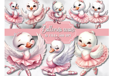 Ballerina swans sublimation