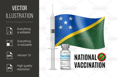 Immunization Icon of Solomon Islands