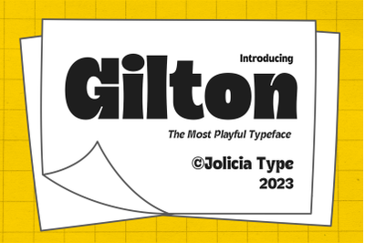 Gilton | Display Font Family