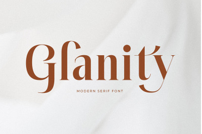 Glanity - Modern Serif Font