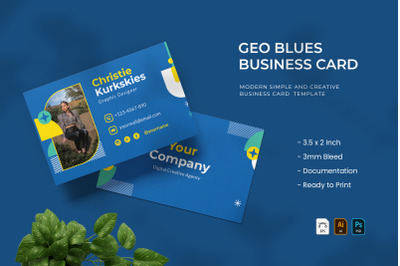 Geo Blues - Business Card