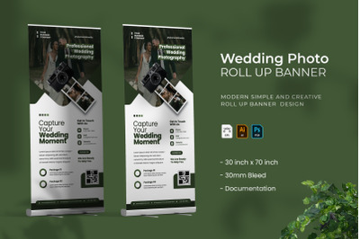 Wedding Photo - Roll Up Banner