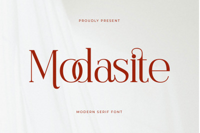 Modasite - Modern Serif Font