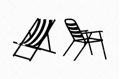 Beach Chair SVG