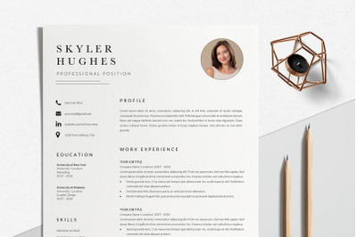 Resume Template | CV Template - Skyler Hughes