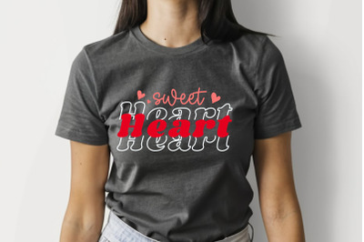 Sweet Heart Retro Valentine Designs SVG