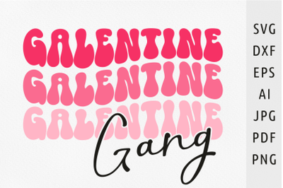Galentine gang svg Bestie Valentines day svg BFF Valentine svg Girl ga