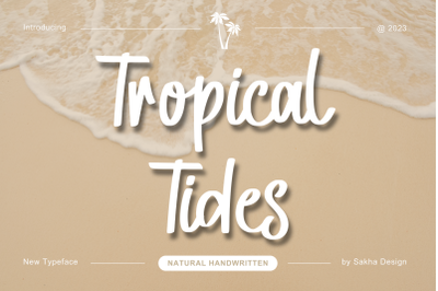 Tropical Tides - Handwritten Font