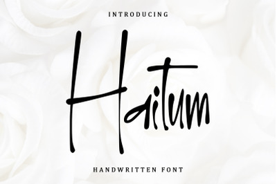 Haitum - Handwritten Font