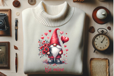 Be Mine Valentine Gnome