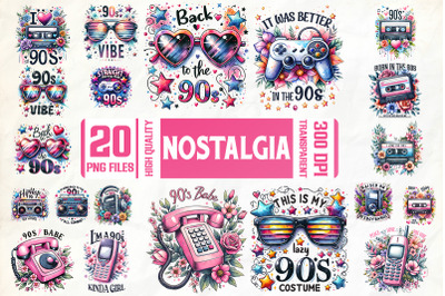 Retro 90s Nostalgia Design Pack