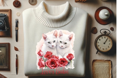 Lover Babe Cats Art