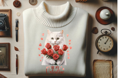 Cat Love Be My Valentine
