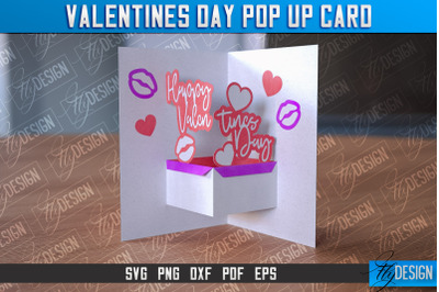 Valentines Day Pop Up Card SVG | Paper Cut SVG | Love Design