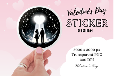 Valentine&#039;s Day Sticker Clipart Png