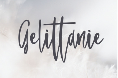 Gelittanie Handwritten Script Font