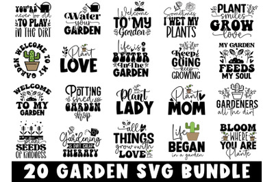 Garden SVG Design Bundle