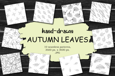Fall Leaf Digital Paper Pack