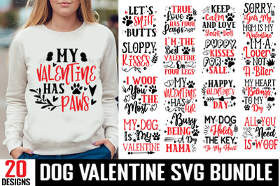 Dog Valentine SVG Bundle, Valentine SVG,Dog Valentine Svg Bundle, Vale