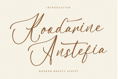 Koodarine Anstefia - Modern Beauty Script