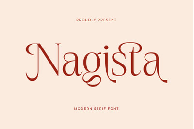 Nagista - Modern Serif Font