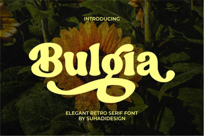 Bulgia Elegant Retro Serif Font